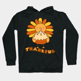 Thankful Turkey Thanksgiving Matching Family Boys Girls Hoodie